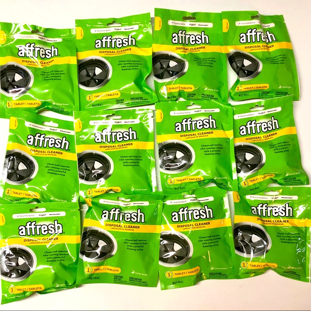 affresh 12-Count Citrus Garbage Disposal Cleaner (1 Year Supply) - Brand New!
